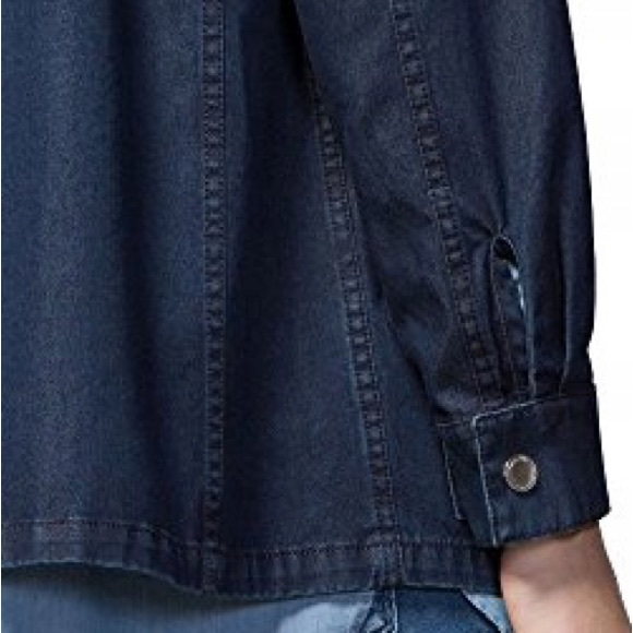 NWT Massimo Dutti Dark Denim Long Jacket - Picture 8 of 14